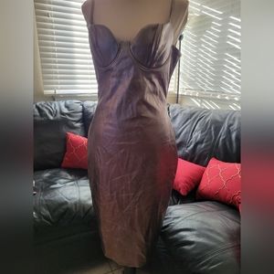 Windsor faux leather Dress